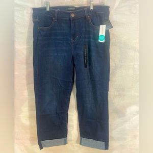 Liverpool Belinda Crop Skinny Jean Indigo - 16W